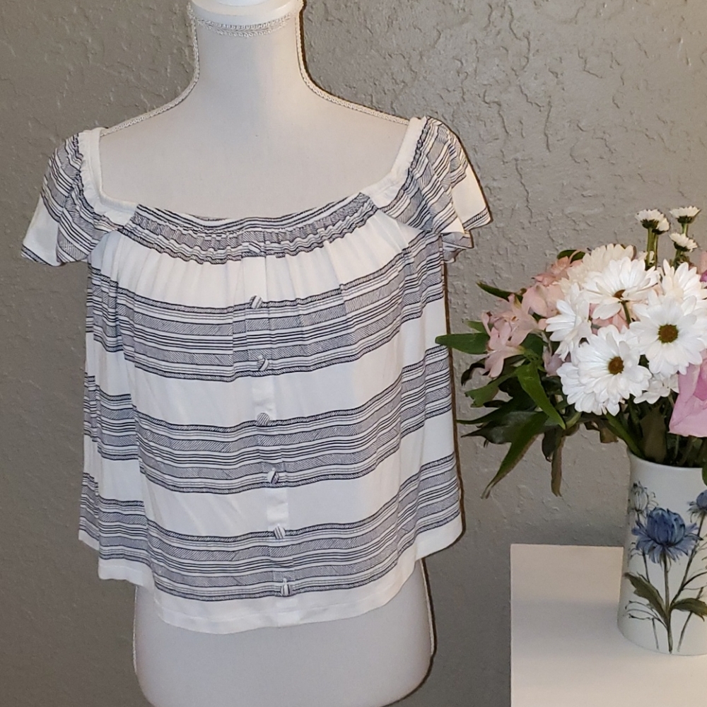 NWOT Torrid Crop Blouse